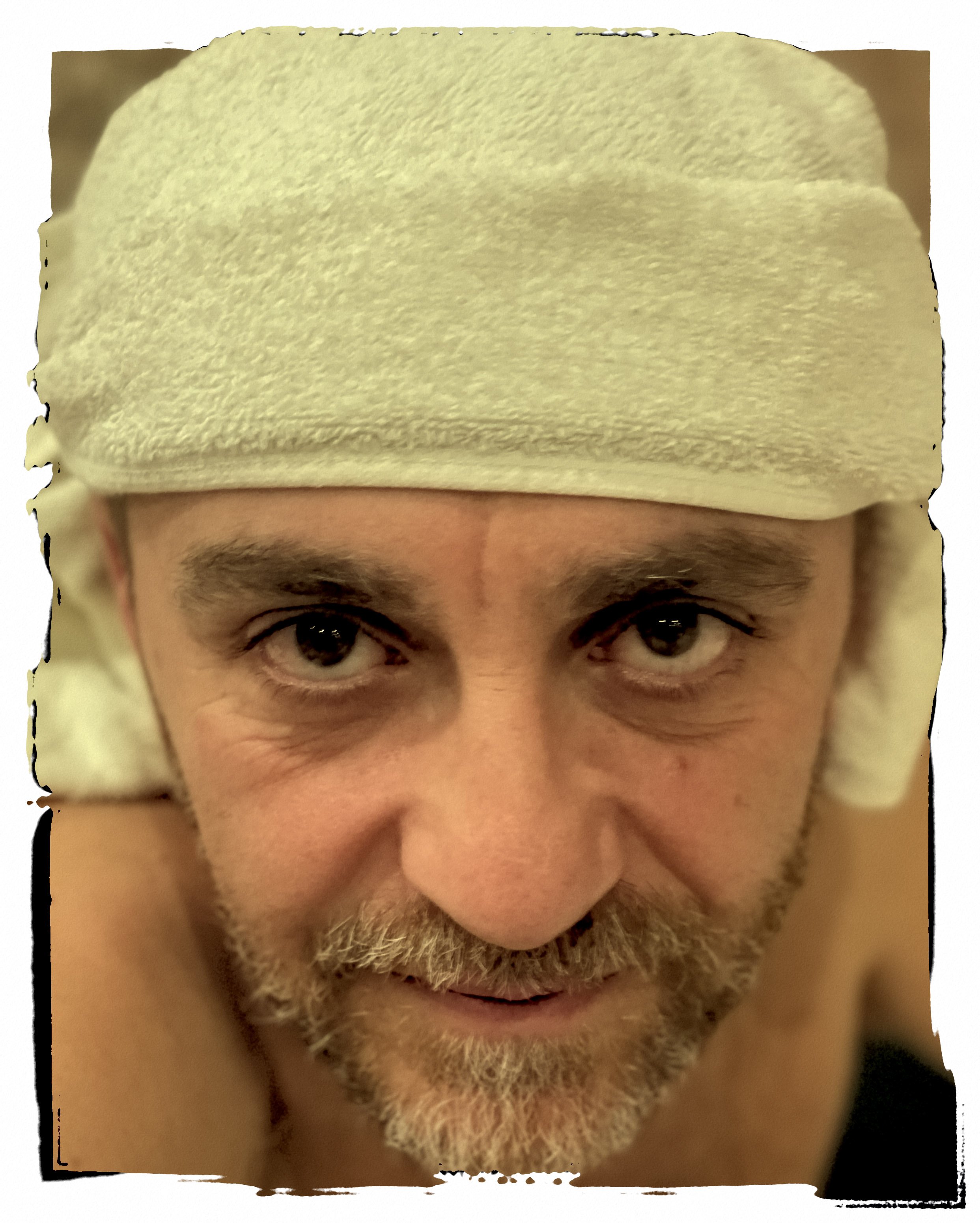 Marco in the Hammam, Istanbul, Turkey