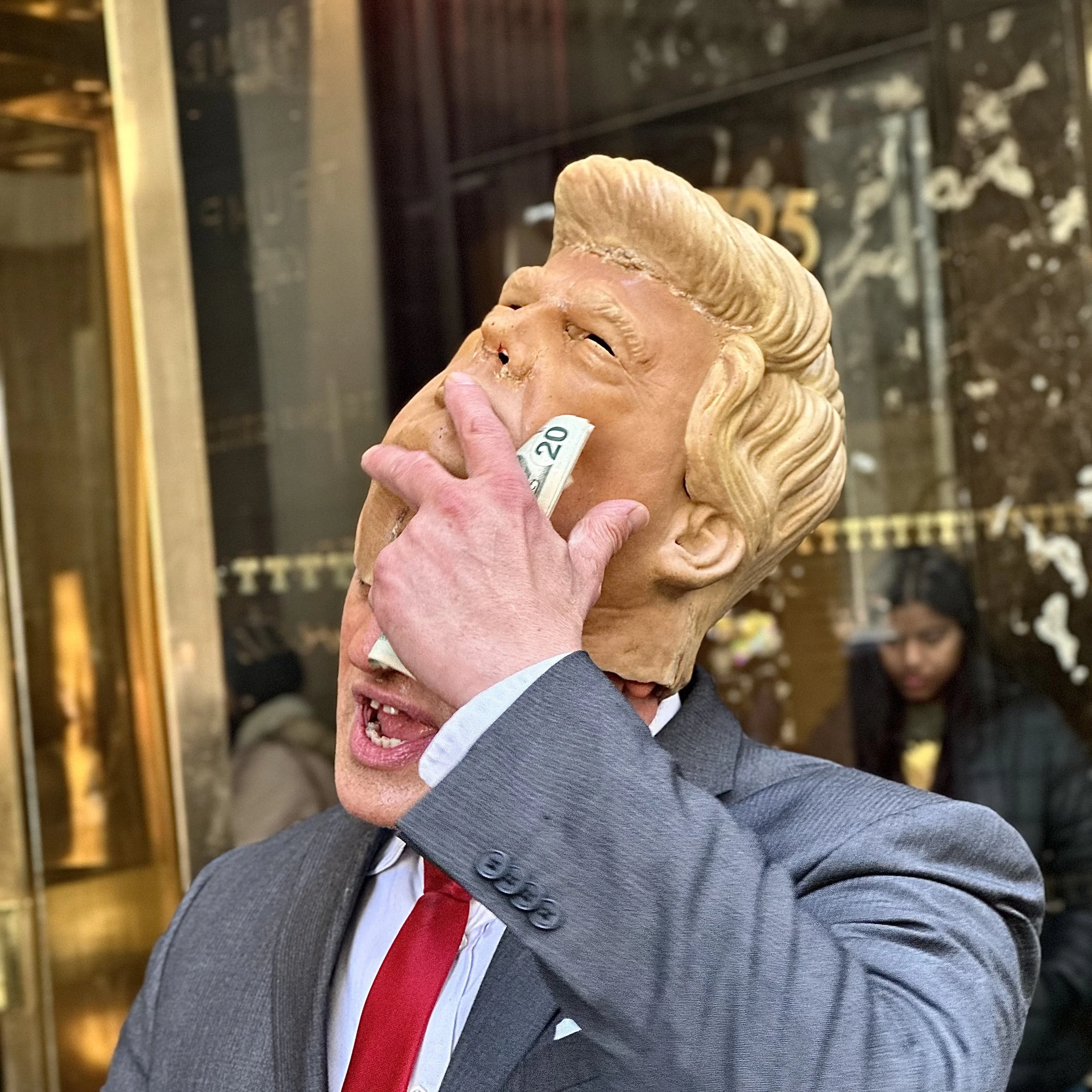 Trump Impersonator, Trump Tower, New York City