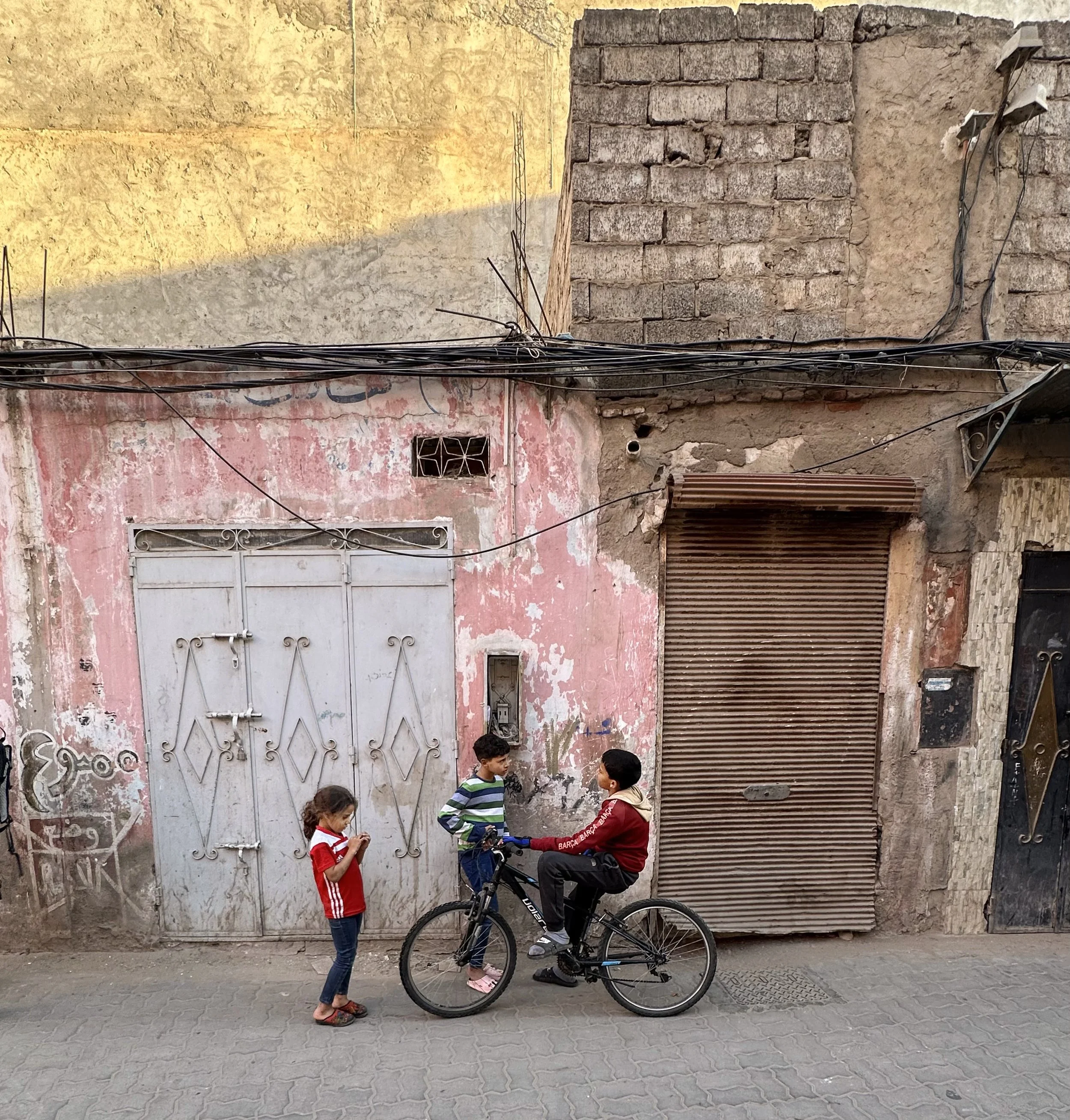 Playing in the Street, Marrakesh, Morocco