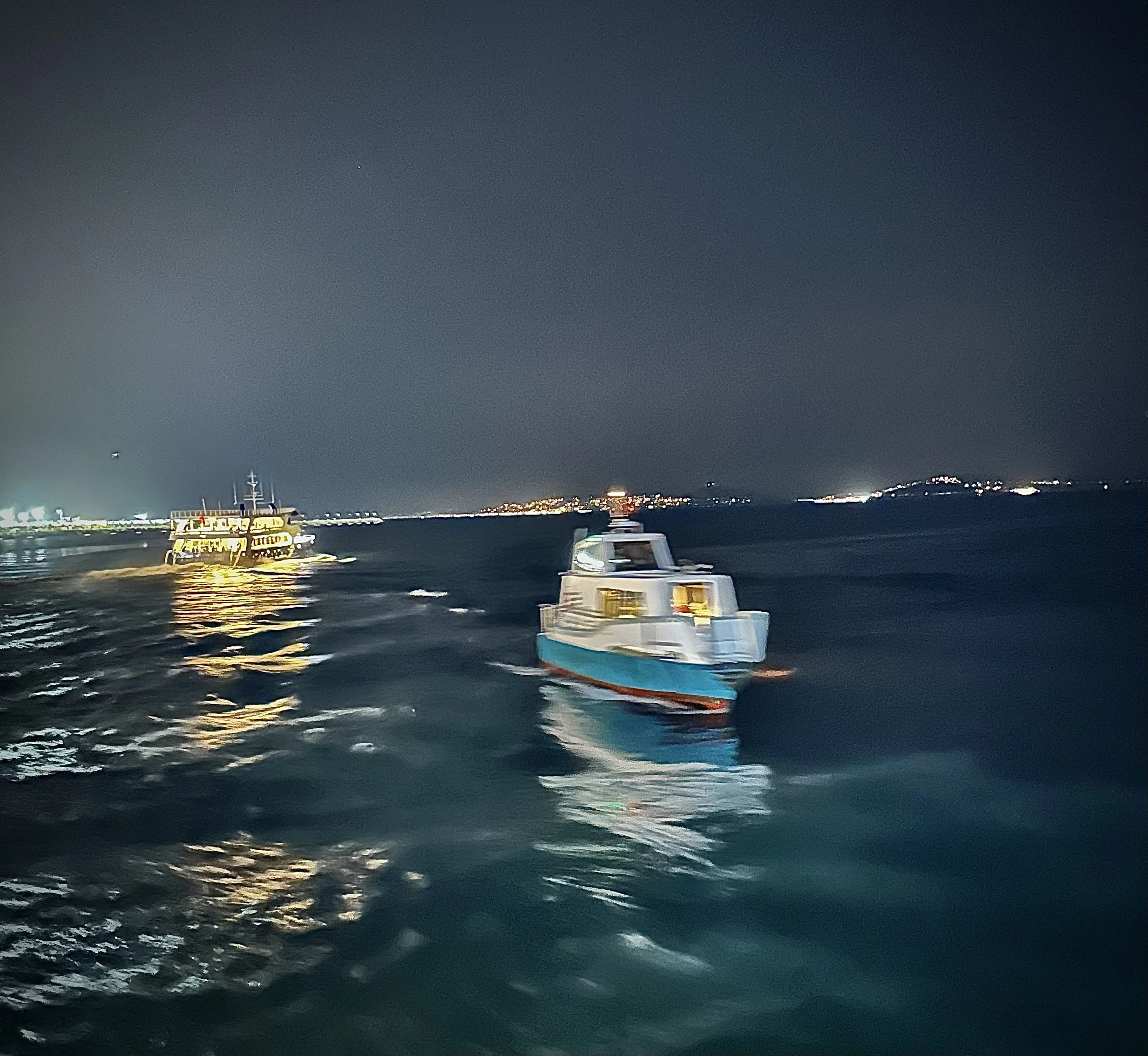 Boats on the Marmara Sea, Istanbul, Turkey