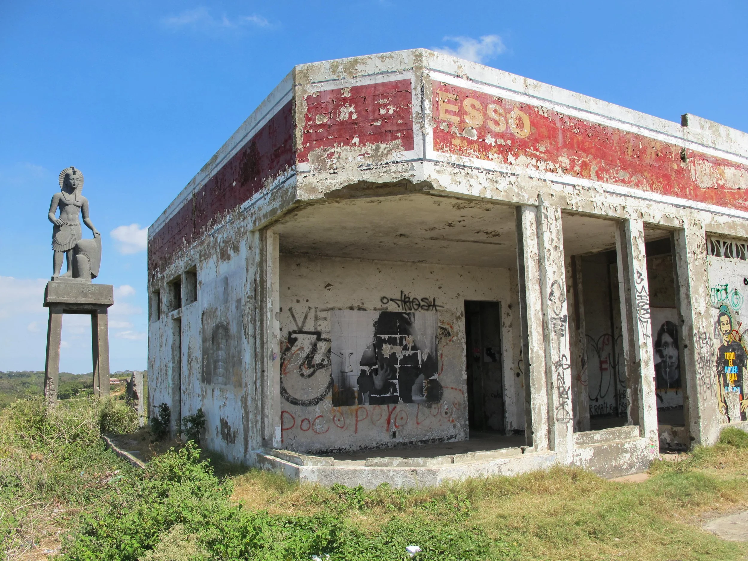Ancient Esso on the road to Leon, Nicaragua