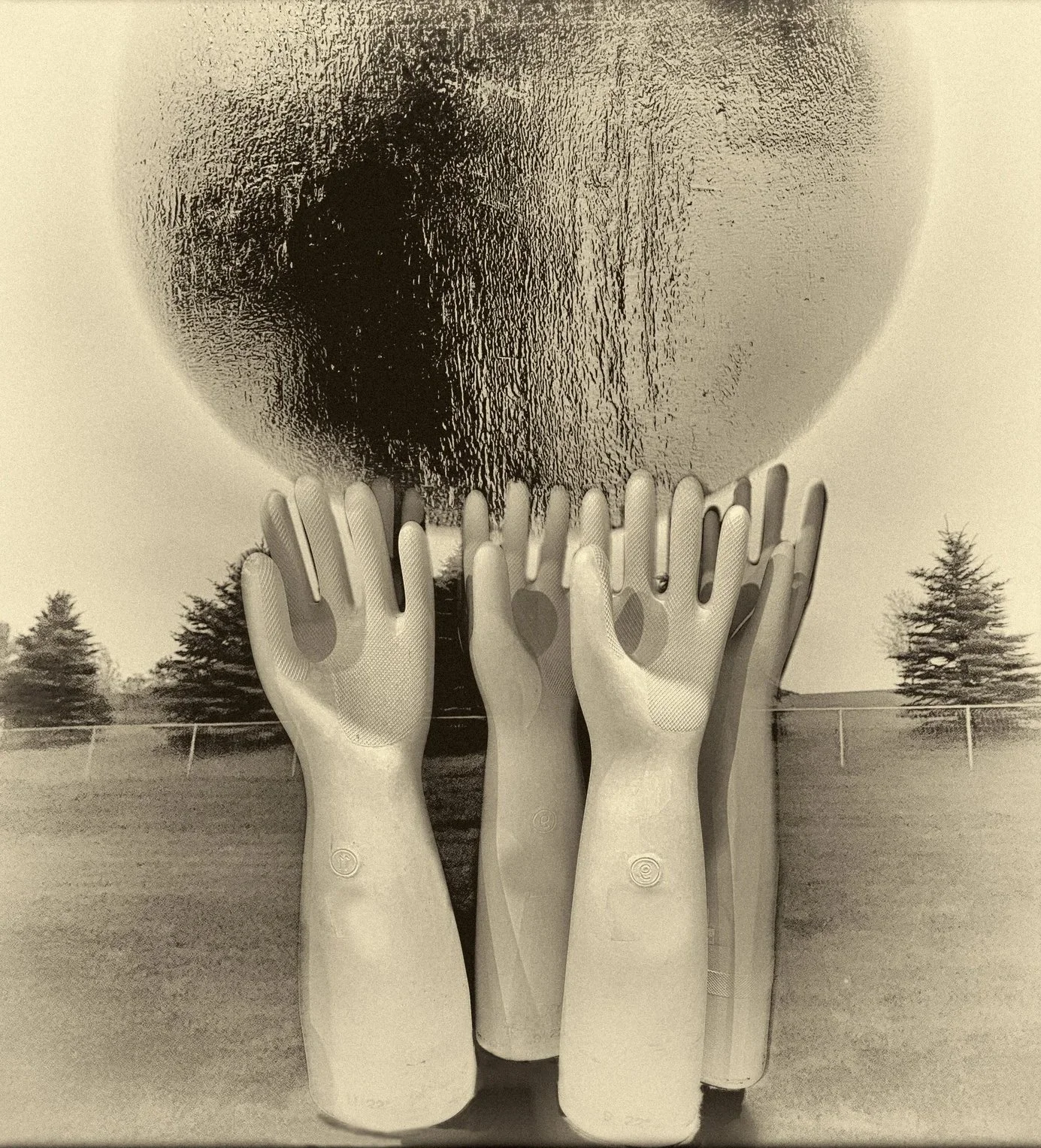 Hands on the Moon