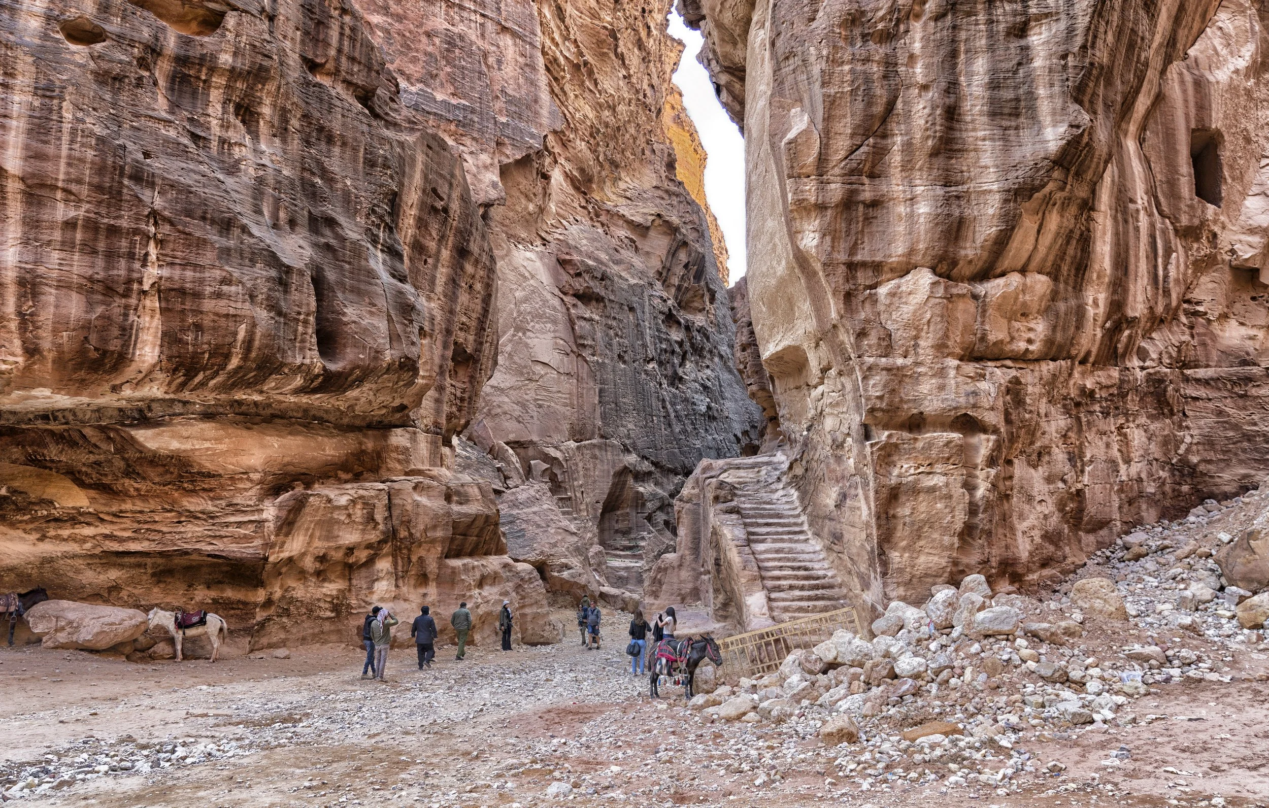 Hiking in Petra, Jordan