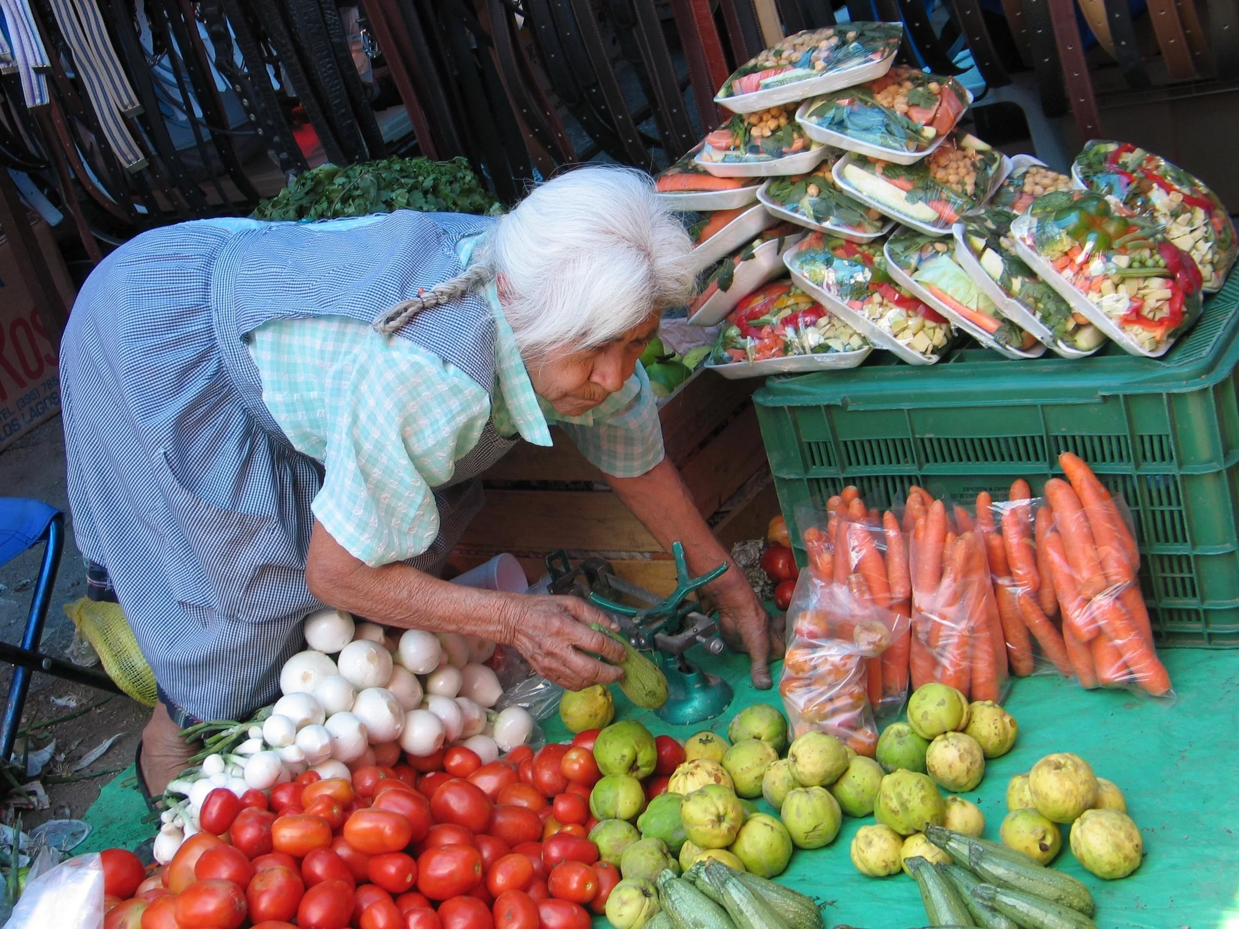 Old Woman at the Market, San Miguel de Allende, Mexico