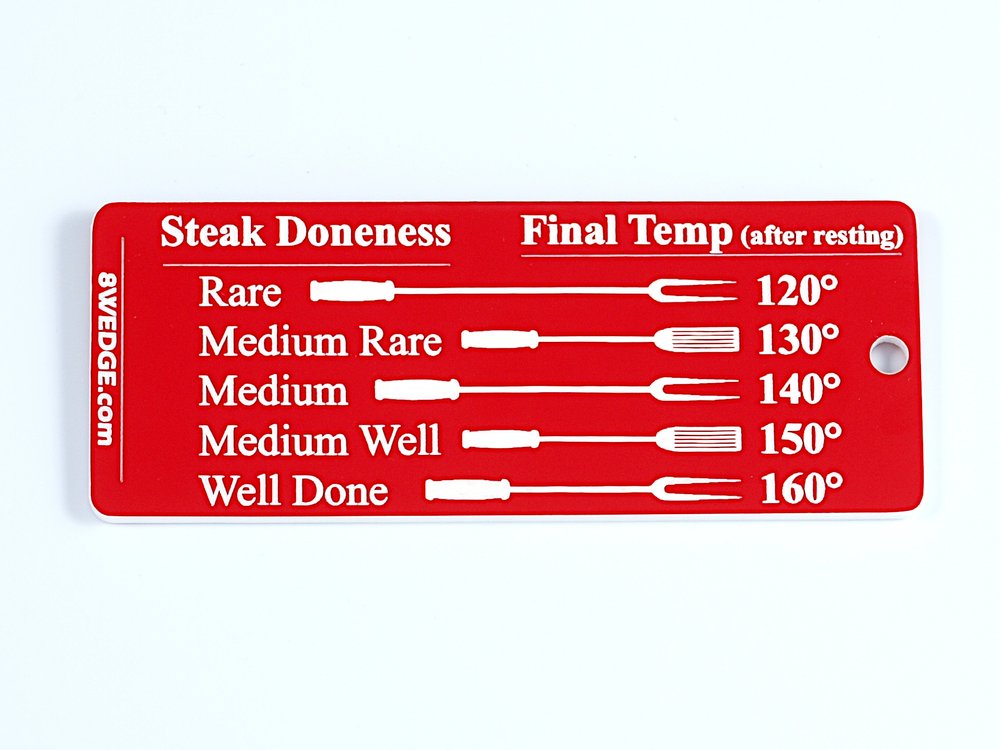 Personalized Fridge Magnets Kitchen Meat Temp Chart Baking 
