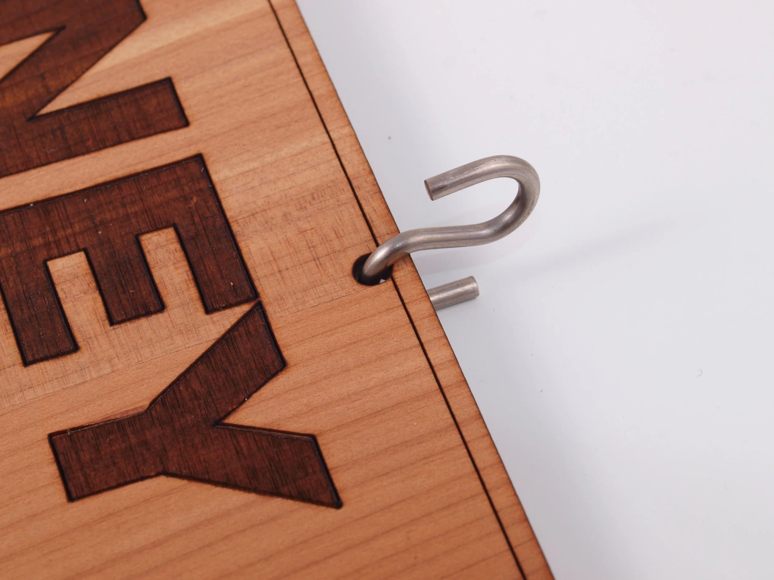 Rack Plaque - S-Hooks