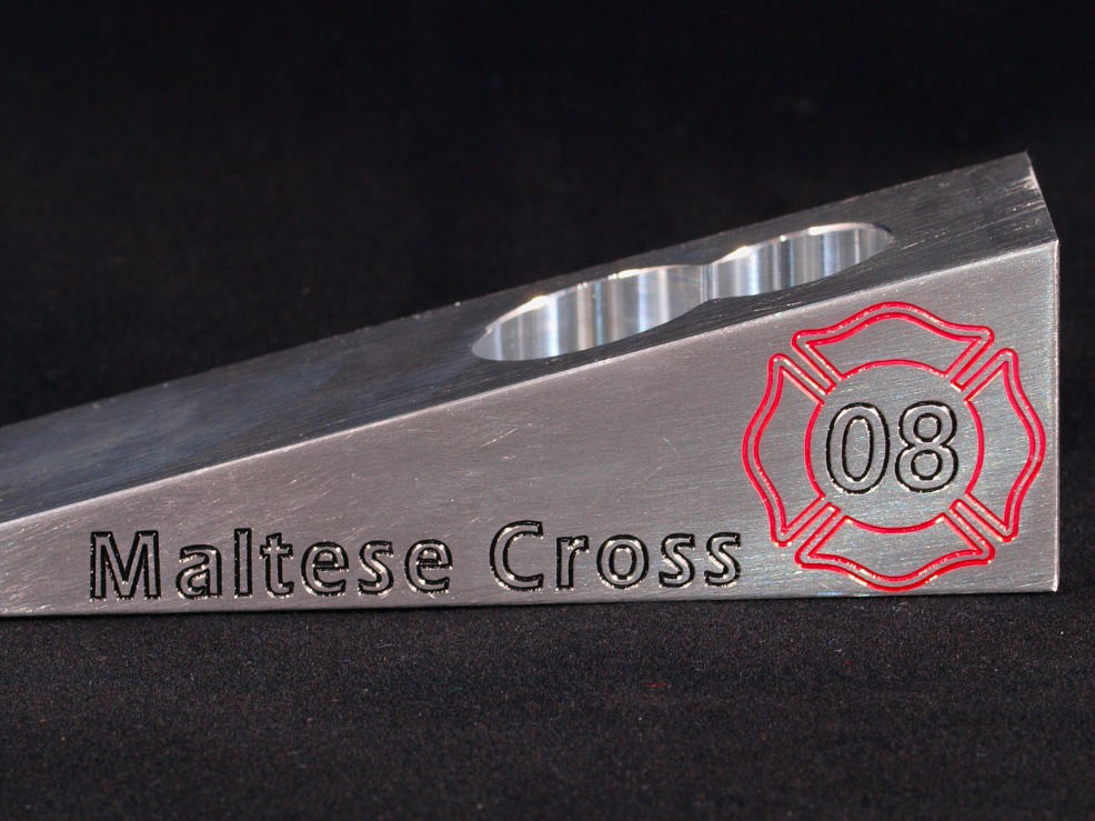 Custom Engraved Firefighter Door Wedge – Personalized 8 WEDGE Tool