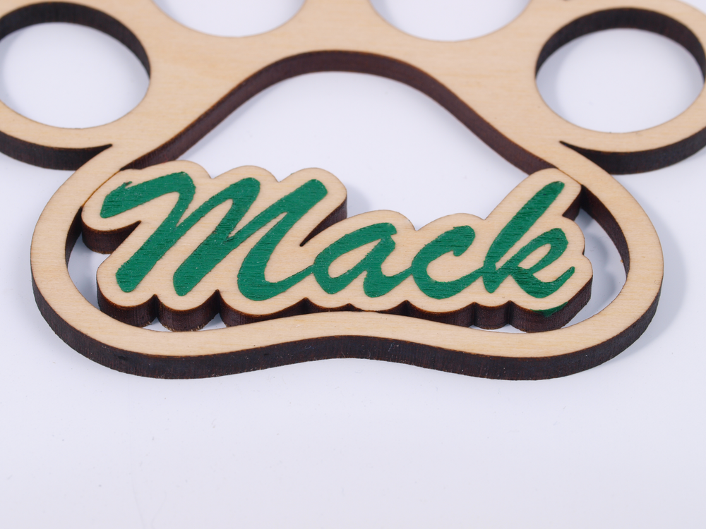 Firefighting Themed Wood Ornaments: Custom Etched Designs