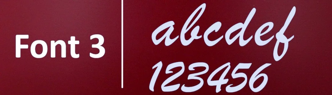 Font 3