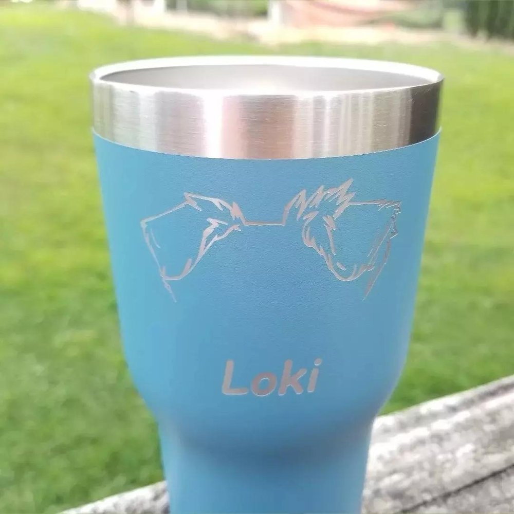 Powder Coated/Laser Engraved RTIC Tumblers – Higher Quality Innovations