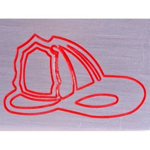 custom engraved 8 wedge with firefighter helmet design engraving
