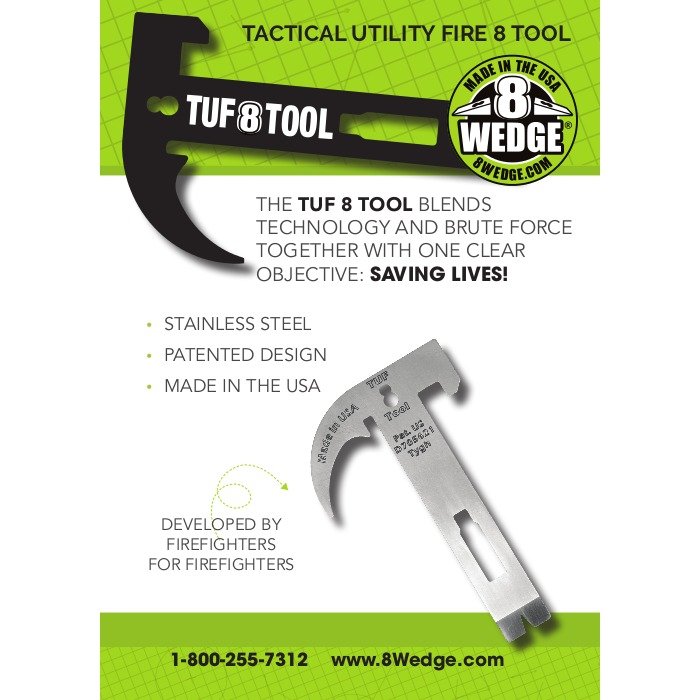 TUF 8 firefighter multi tool tactical utility overview showing real world applications