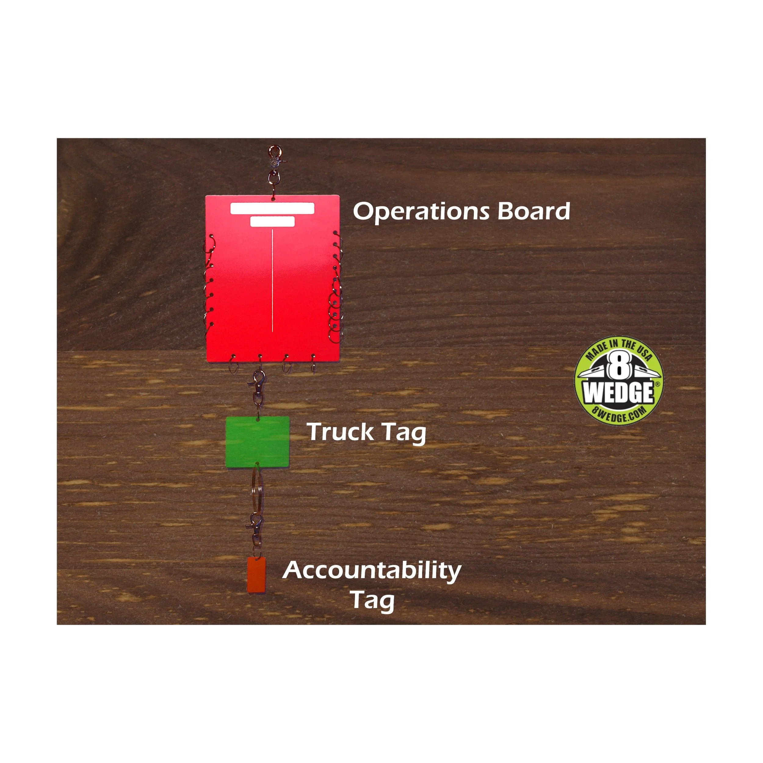 Fireground accountability board command setup with labeled apparatus and crew positions