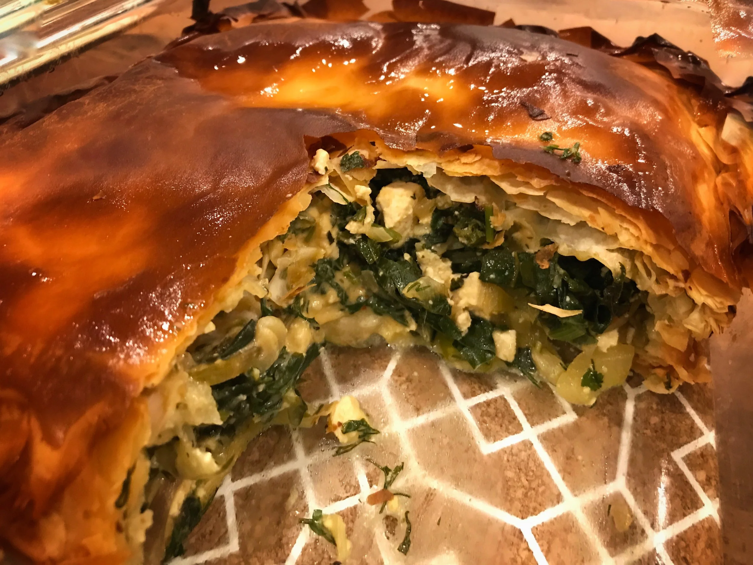 Yummy Spinach and Herb Pie