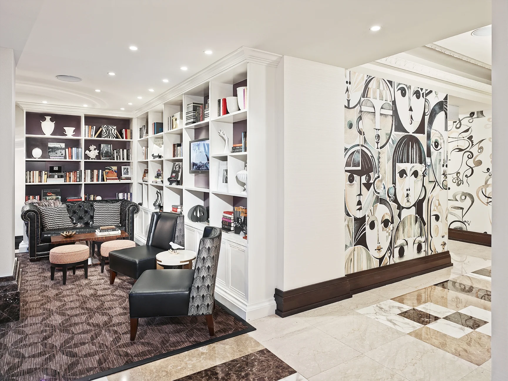 Lexington New York Art Lobby. Photo: Frank Oudeman