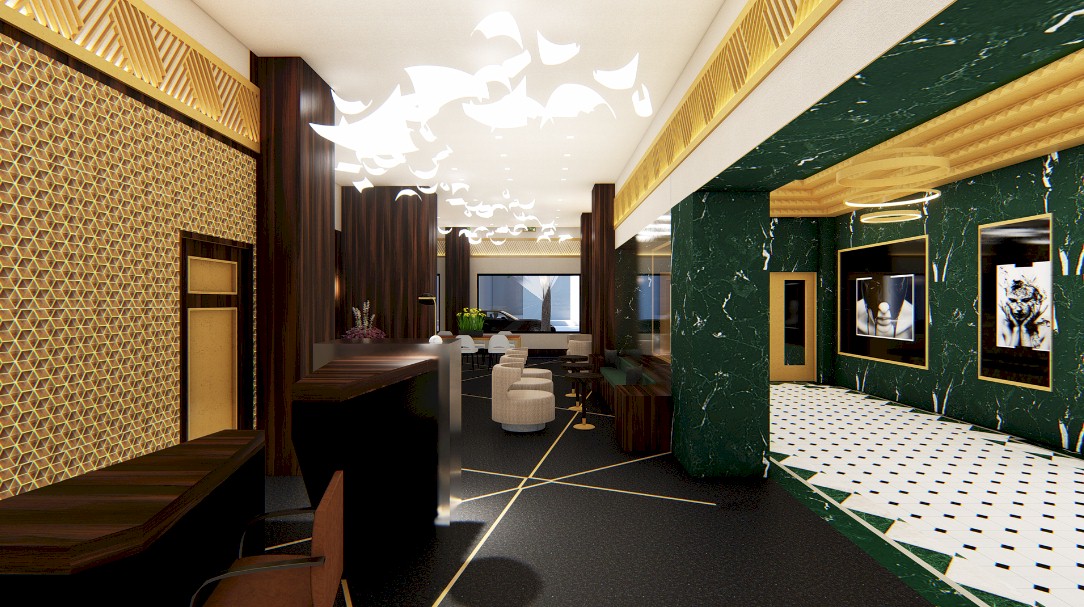 inclair Check-In Lobby Seating