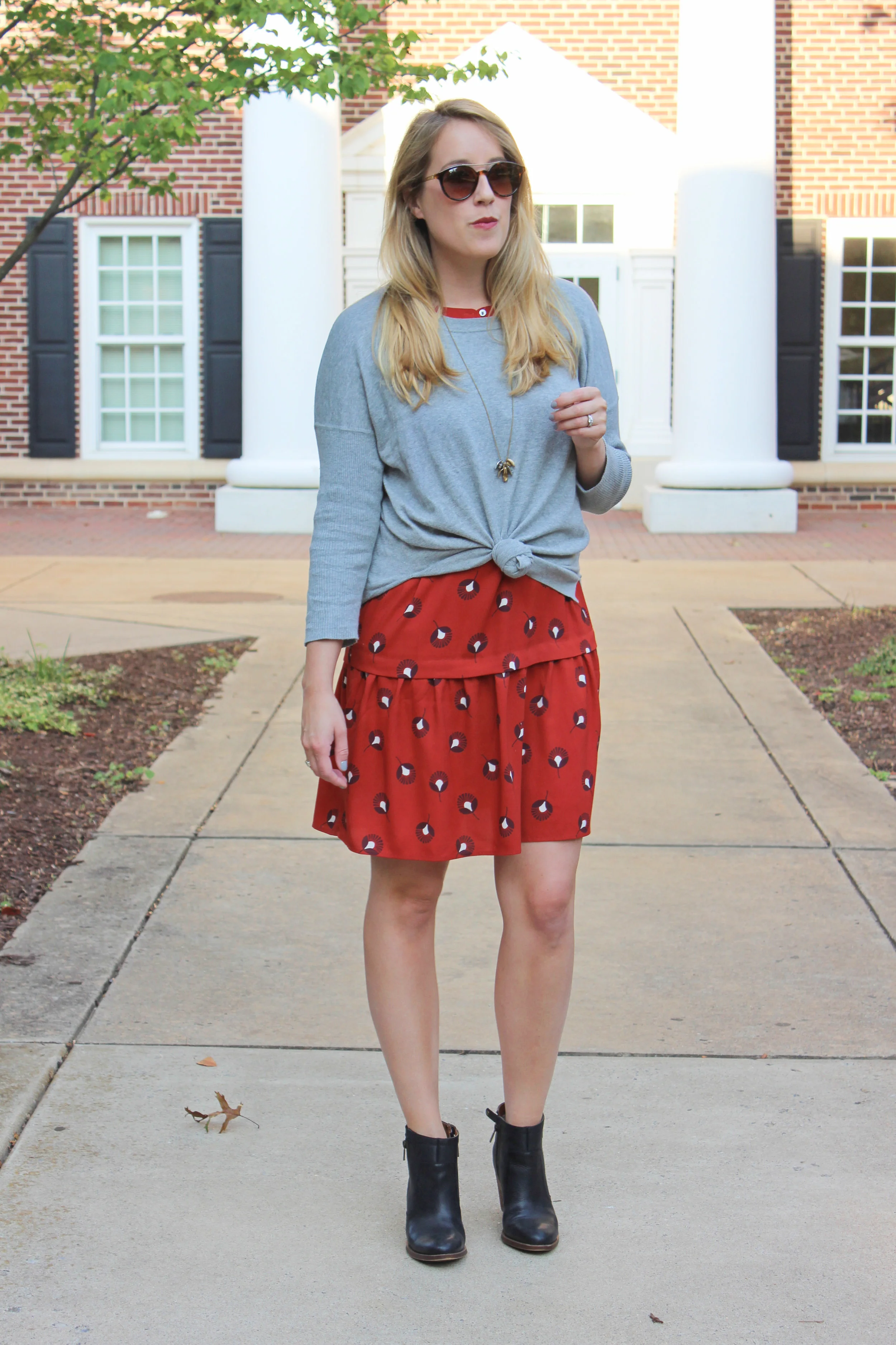 summer dress with sweater