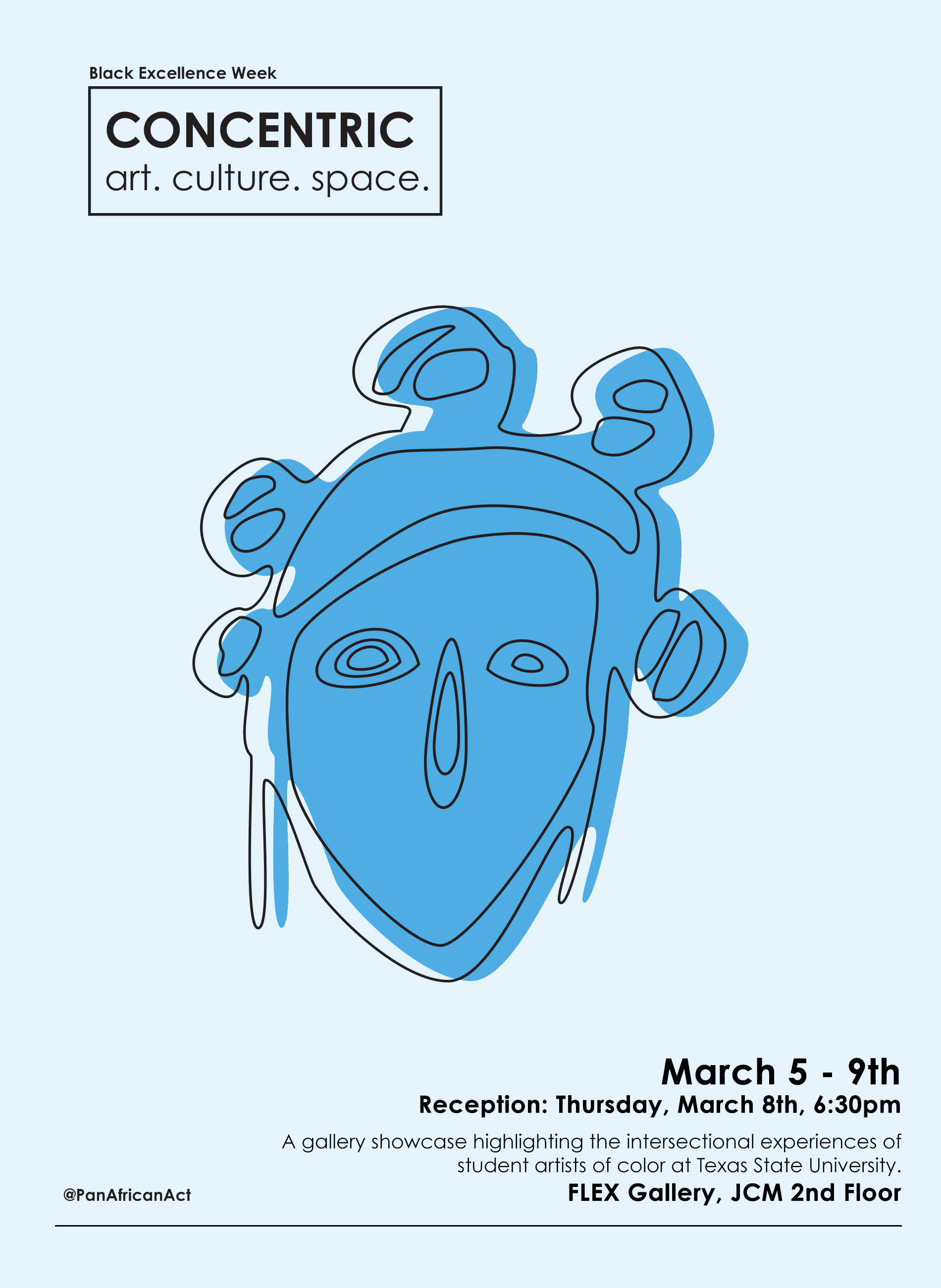 Concentric (Curated by Tafari Robertson), FLEX space exhibition and event, On view March 5–March 9, 2018 (Copy)