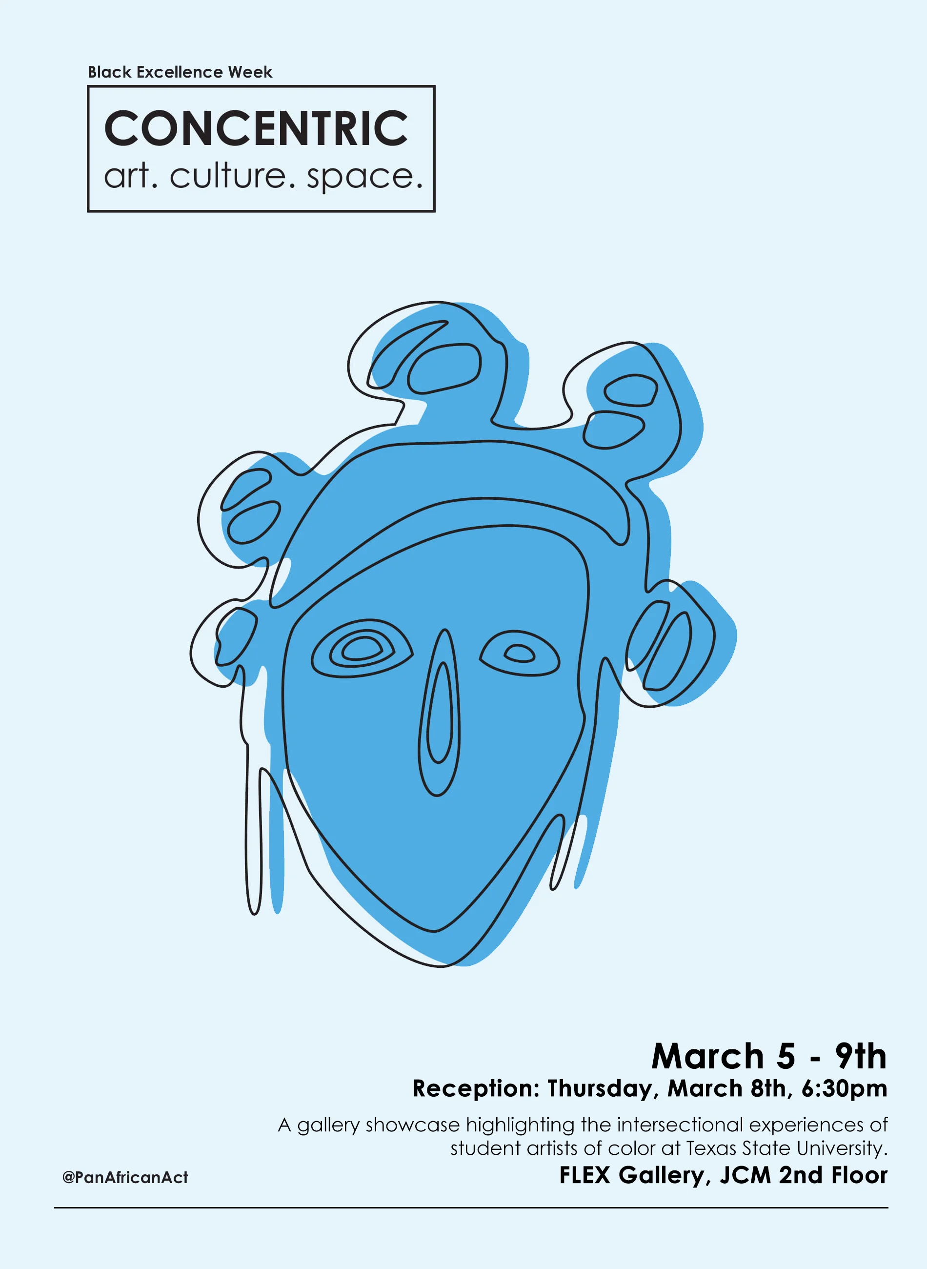 Concentric (Curated by Tafari Robertson), FLEX space exhibition and event, On view March 5–March 9, 2018