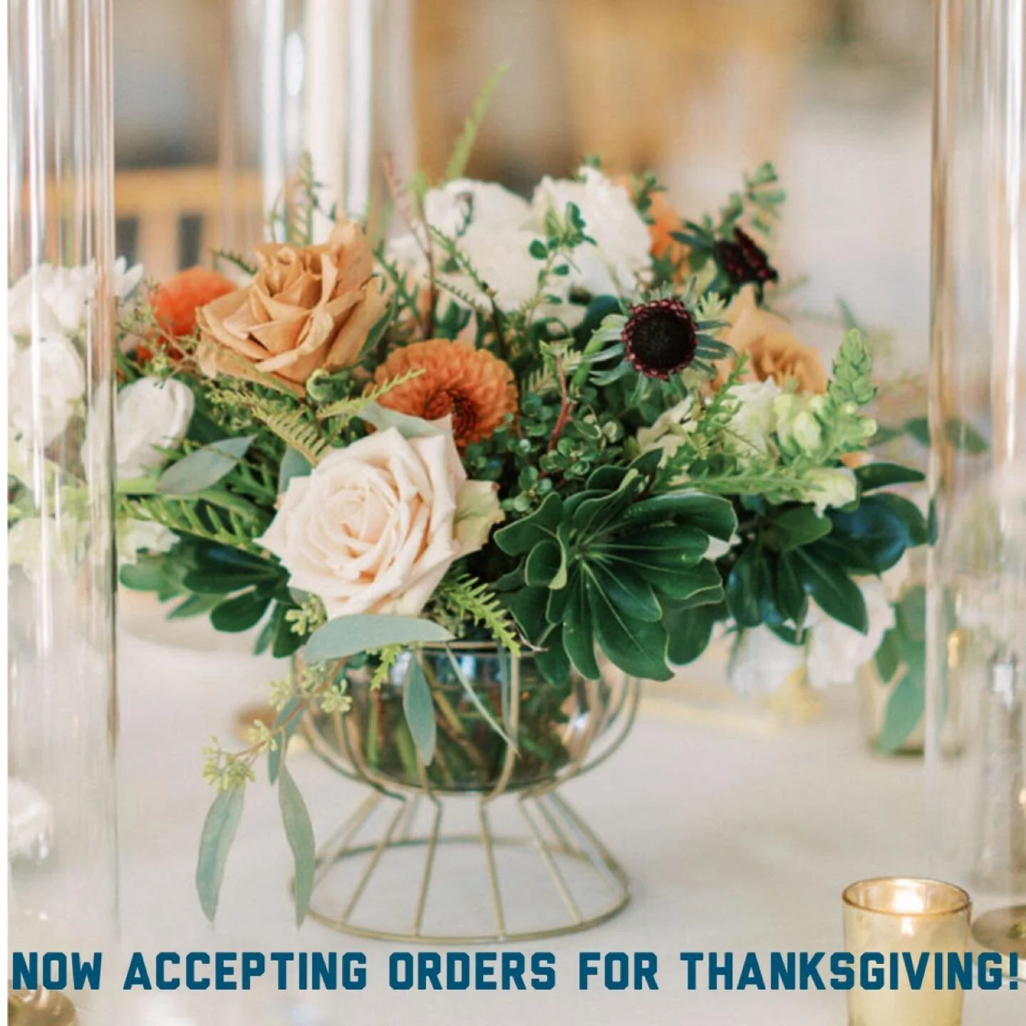 Order your Thanksgiving centerpiece by 11/14! Send me a message, call or text 802.379.1583 🍂