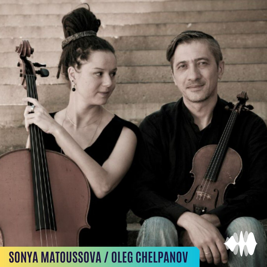 We're so excited to have talented duo @sonyamatoussova (cello) and @oleg_solidstatehtx (violin) join us for Sun-Dogs on March 2, 8pm! Link in bio⬆

A versatile musician, Sonya has built a multifaceted career as a performer, teacher, and entrepreneur.