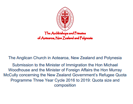 Refugee Quota - Submission to Parliament