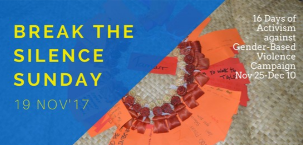Gender-based violence is a sin: Break the silence campaign
