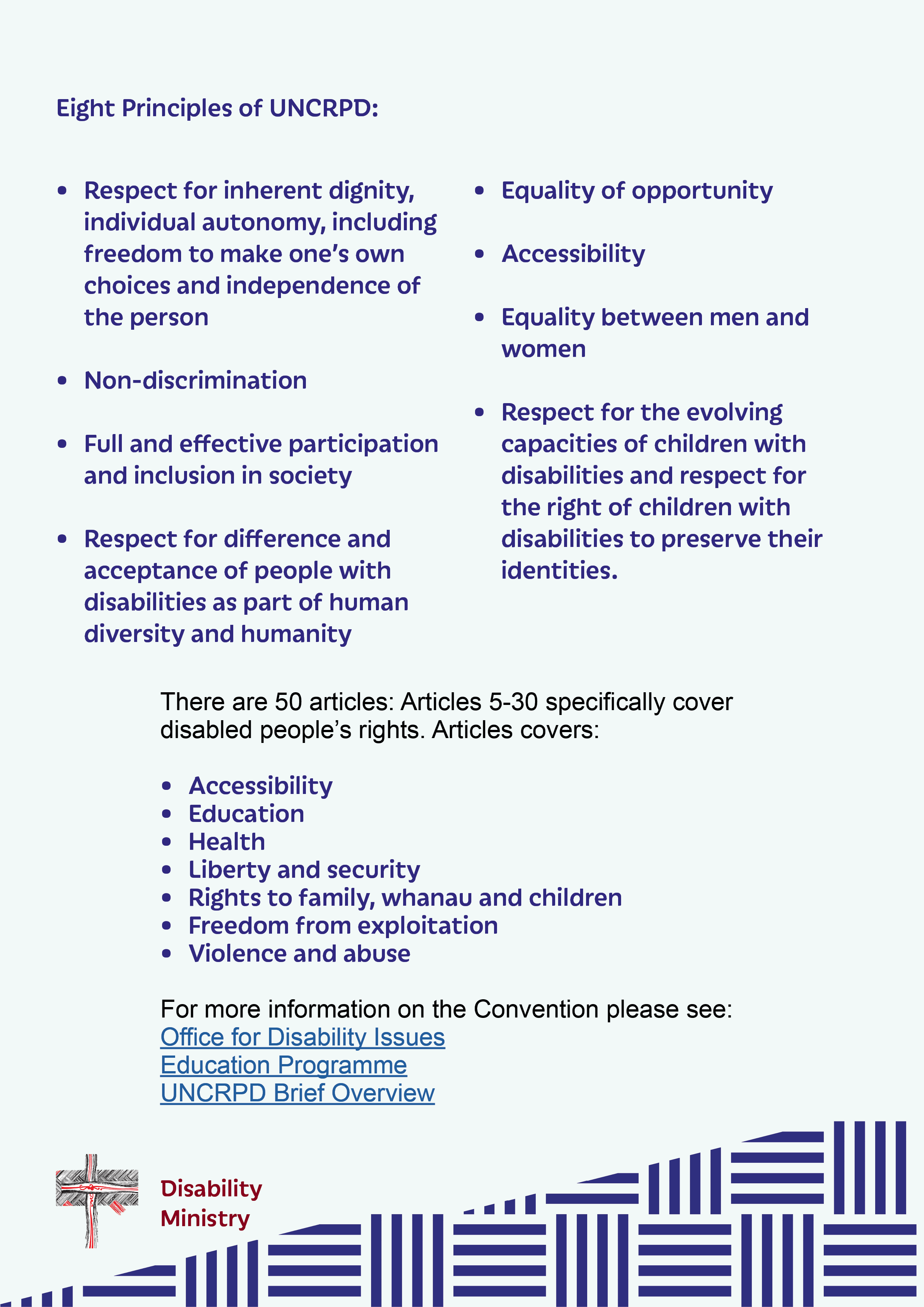Disability Ministry Resources — Social Justice Unit