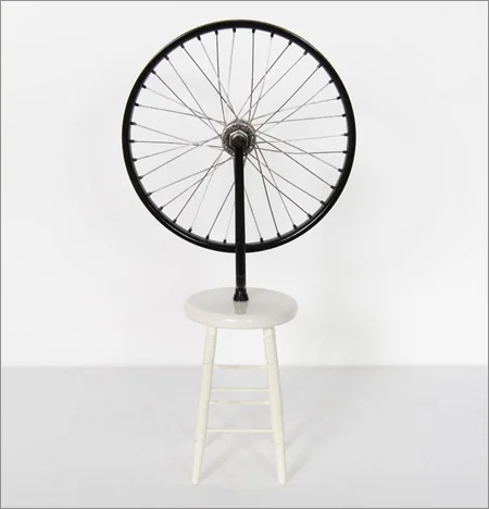 "Roue de bicyclette" by Marcel Duchamp was one "readymade" that literally turned the art world upside down, according to Kurt von Meier.