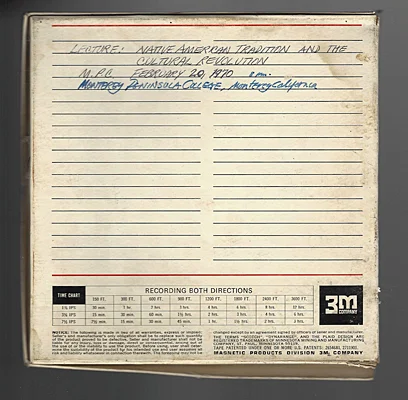This analog tape recording of Kurt's lecture has been converted to digital file format and made available below.