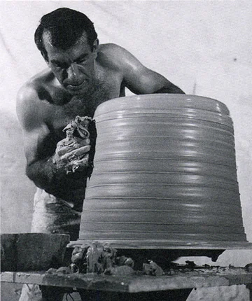 Sculptor Peter Voulkos.