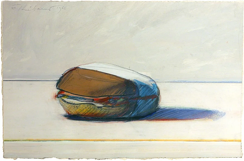 A 1966 work by artist Wayne Theibaud.