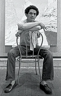 Artist Irving Petlin in 1966.