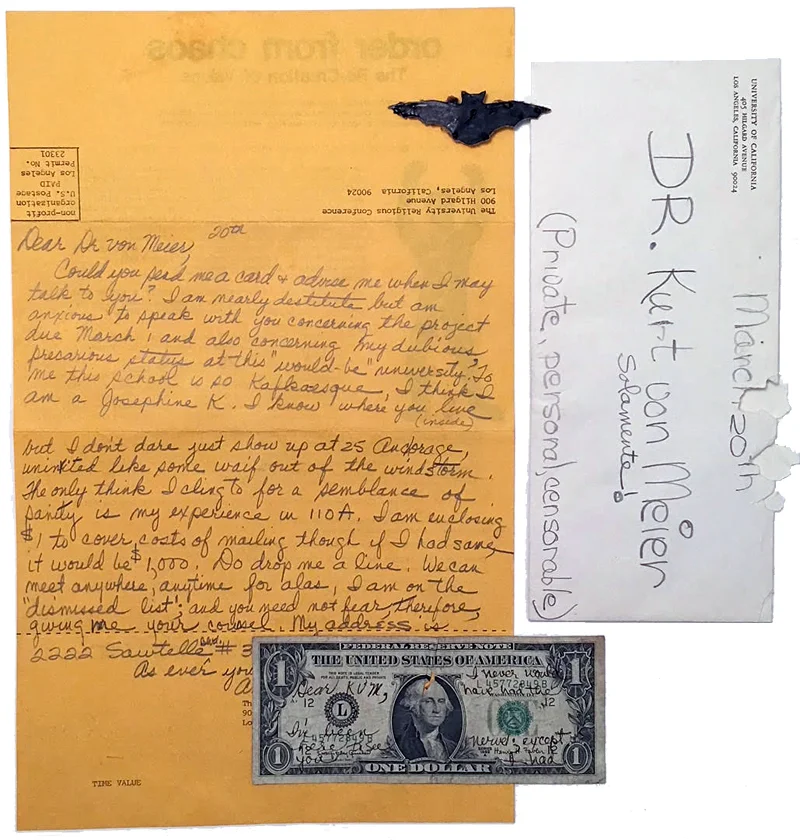 Bat wings, plaintive entreaties, a seductive envelope and a marked-up dollar bill; messages, signals or something else altogether?