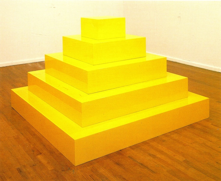 John McCracken's Yellow Pyramid