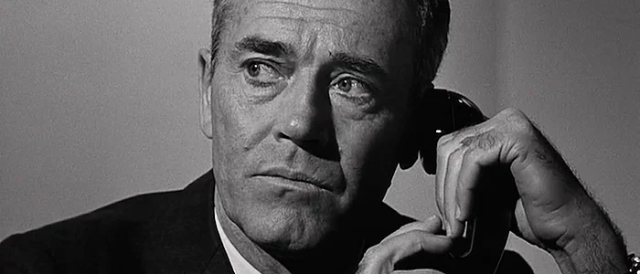 Henry Fonda as the President of the United States in the 1964 film about nuclear war, Fail Safe.