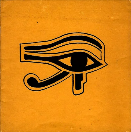 The cover of Heinz von Foerster’s Booklet features a reproduction of the ancient Egyptian symbol, The Eye of Horus, or wadjet , used in the past as a symbol of protection.