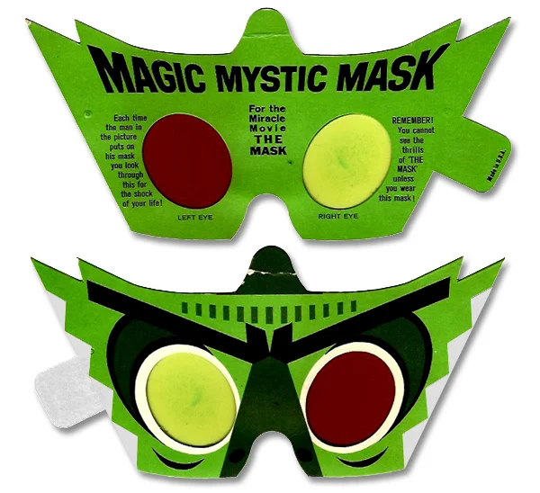 This “Mystic Mask” was included in the Manila folder in which Kurt had placed the event brochure.