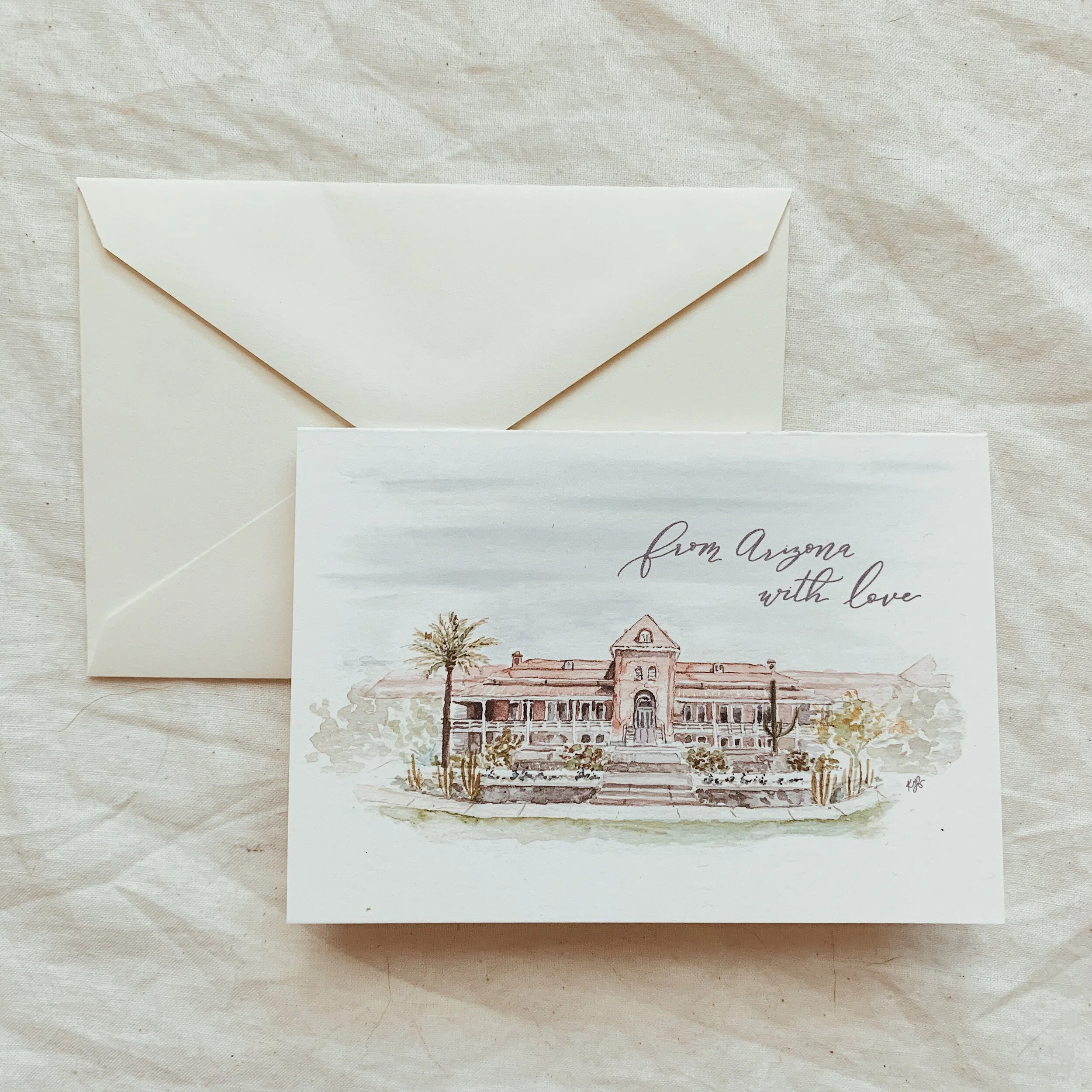 'From Arizona with Love' Greeting Card