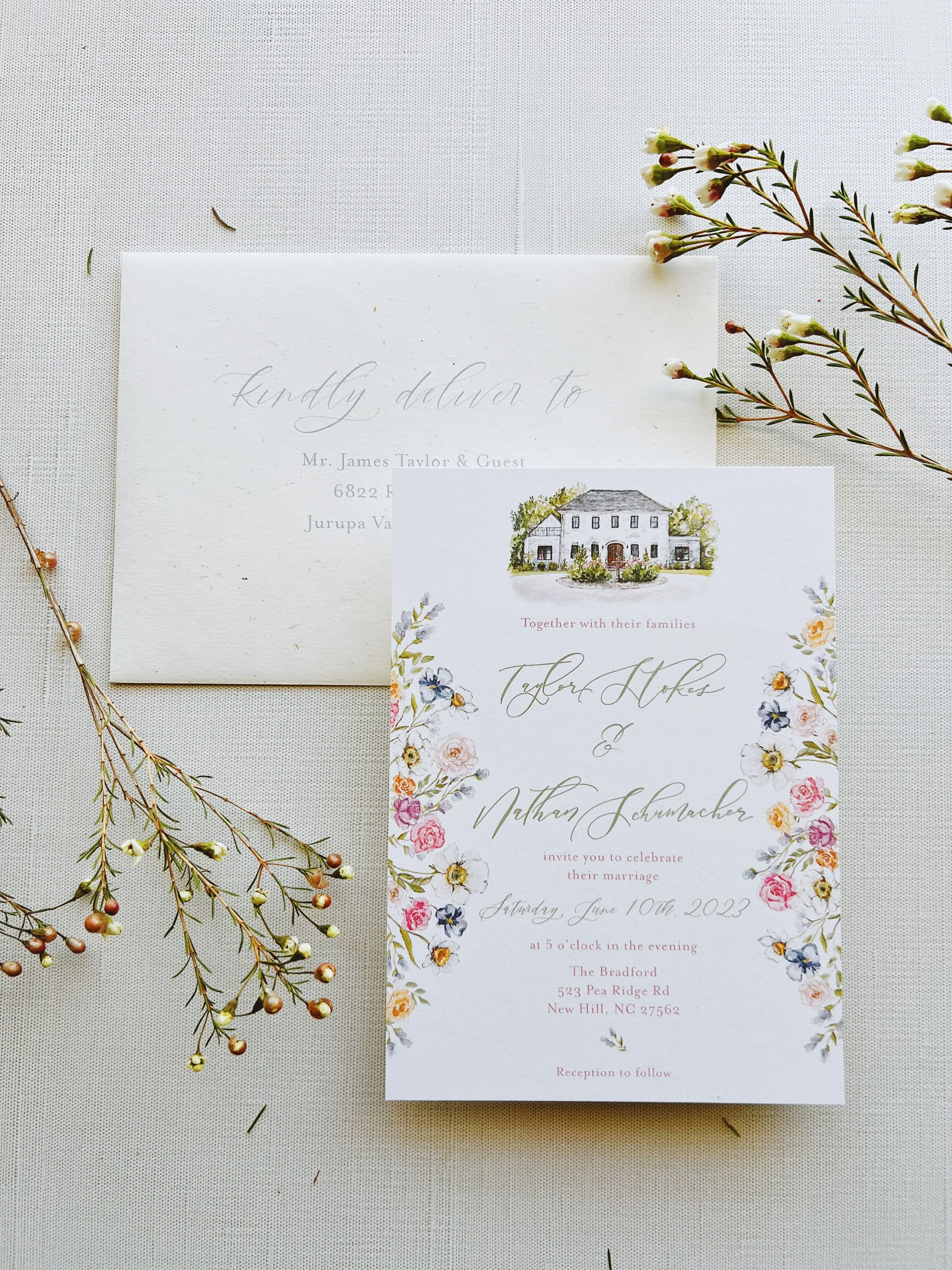 North Carolina Summer Garden Party Wedding
