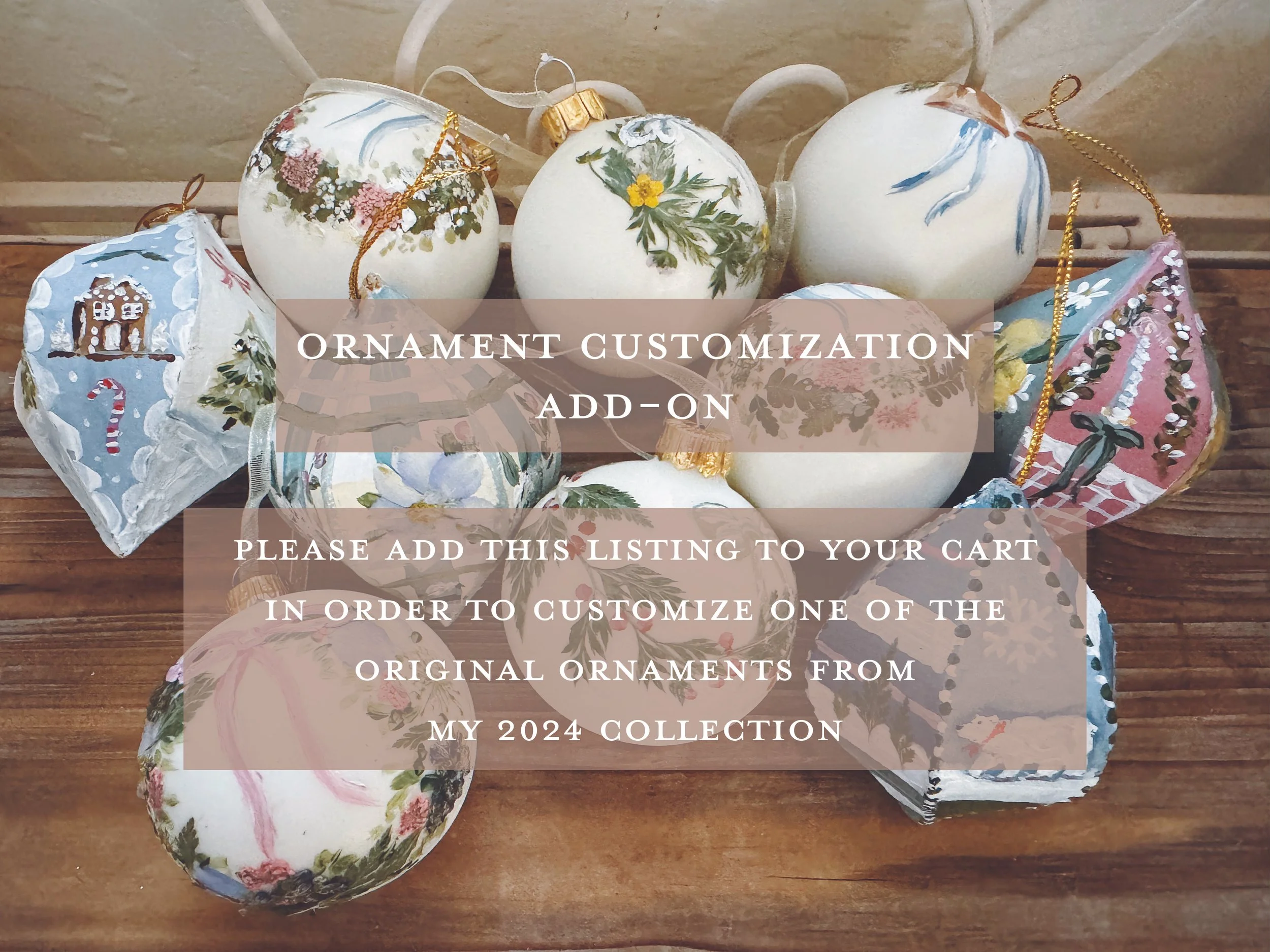 ORNAMENT CUSTOMIZATION