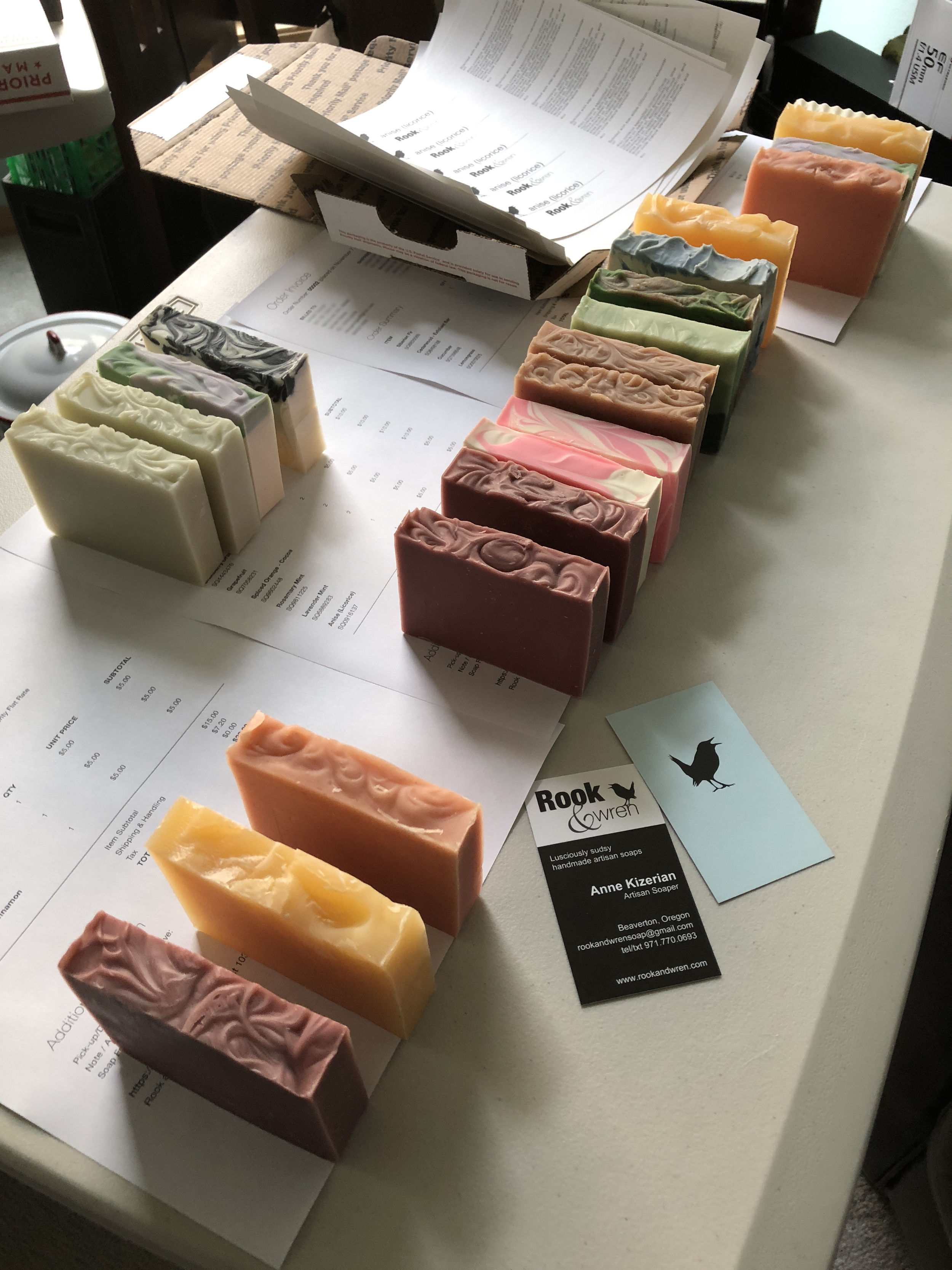 Mailing our first orders!