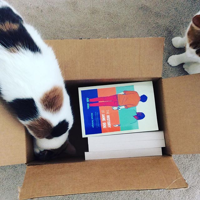 The History of Jane Doe paperback is out today and my cats could not be more excited about it! 
#thehistoryofjanedoe #book #bookstagram #authorsofinstagram #penguinteen #booklovers #yalit #yaliterature #bibliophile #youngadultbooks #fiction #whattore