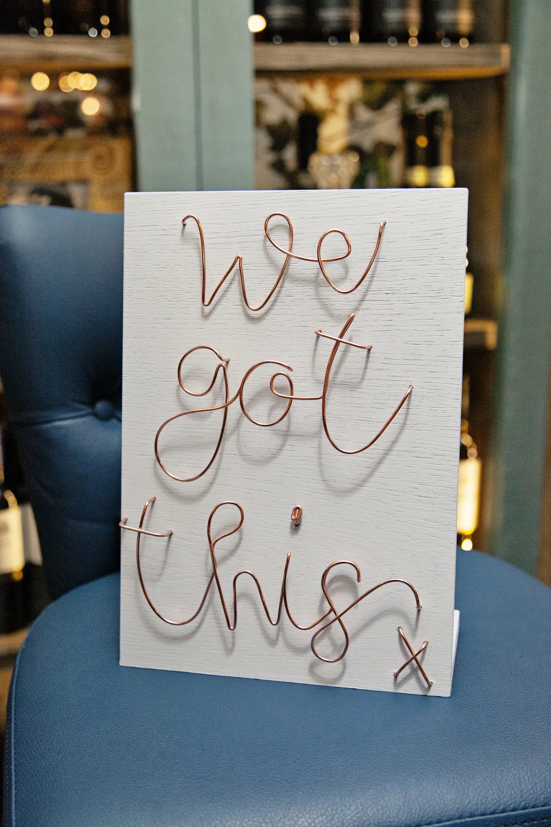 Wired Mama wire art - she can make any word, in a range of fonts, most sizes