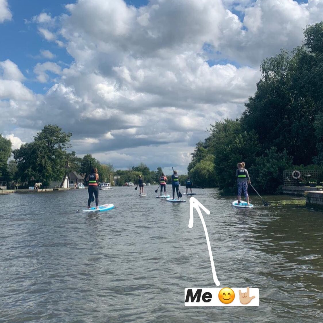 Not sure about you but recently had an urge to do *something*. Tried paddle boarding today with @gopaddlenorfolk a ⭐️NEW⭐️ business, set up by two awesome teachers, Katie and Liz. Very patient and reassuring (I like being praised😂), had us all up on