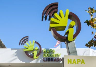 Napa County Library Logo and Branding Design