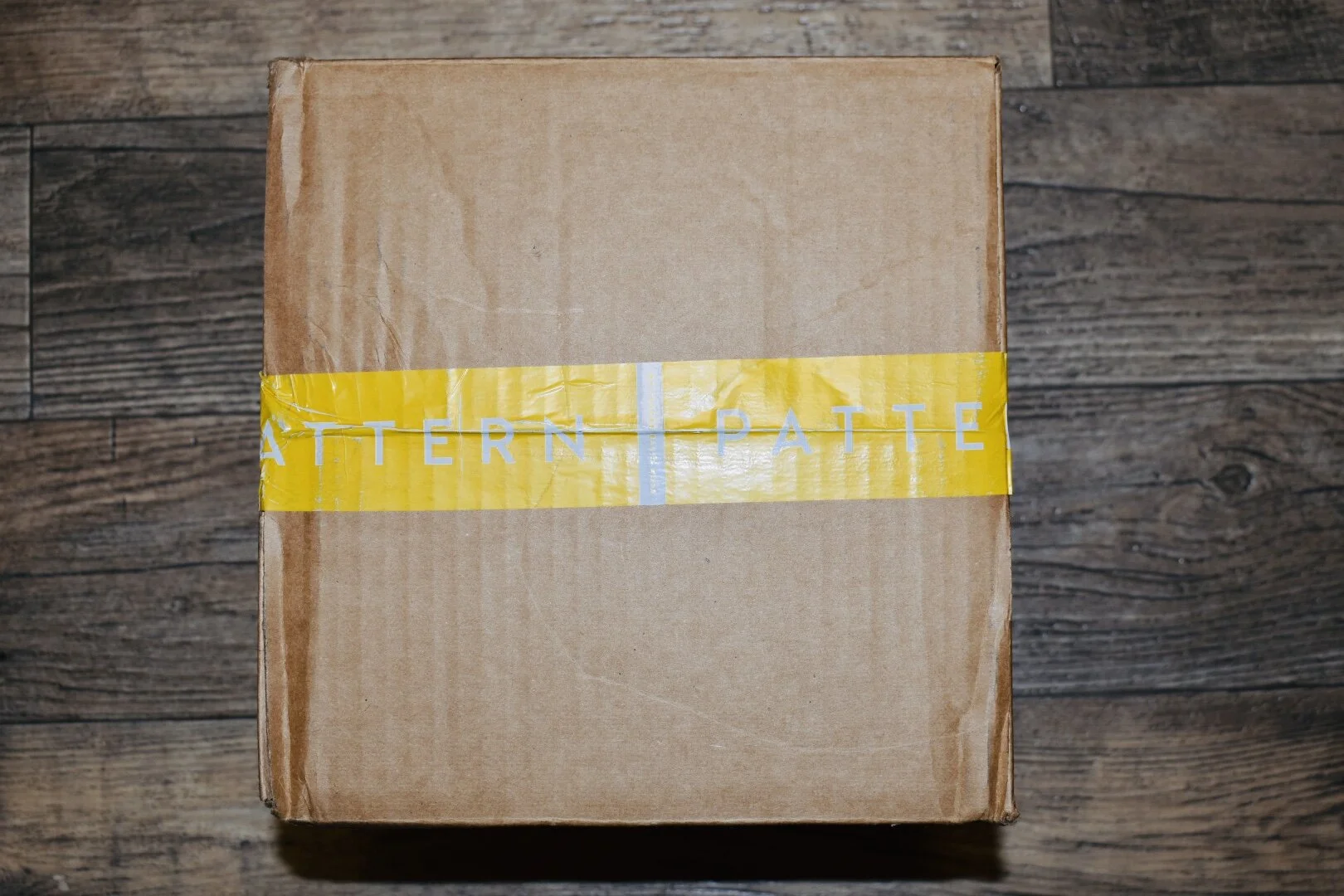 This is the box that my products came in. It’s pretty standard with “Pattern” written across yellow tape. Inside, there was protective packaging so that the products didn’t have the free rein to swish around and break or spill.