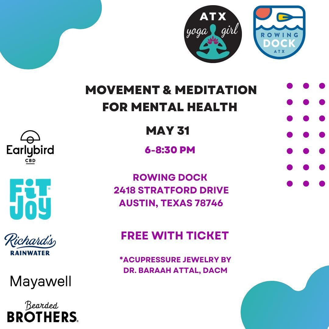 Thank you @tierraonfox7 @fox7austin for featuring our Movement &amp; Meditation for #mentalhealth @rowingdock on Good Day Austin this morning. Link in bio.

This (now at FULL capacity) special community event includes a free paddle hour, sips &amp; s