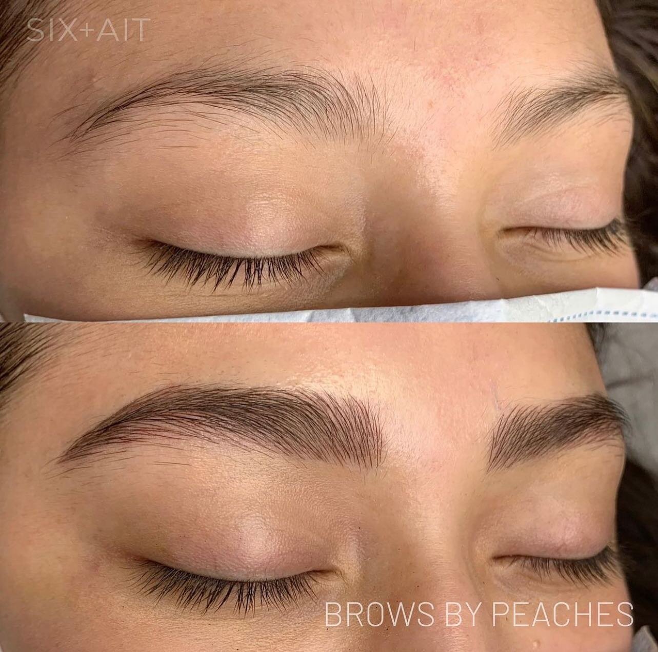 😍 This is a work of art. If possible, Peaches strives to complete a client&rsquo;s brow in one session. No need for a touch up until 1-2 years after. The goal here is to lessen the amount of trauma on your skin!

🗓July and August books open
🔗Link 