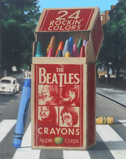 The Beatles Crayons